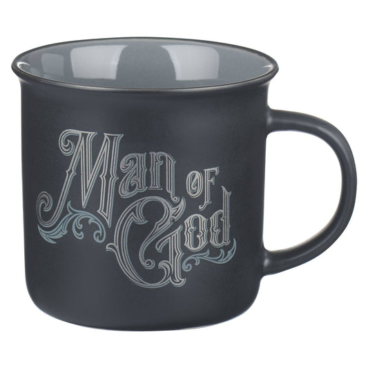 Mug Black/Gray Man of God 1 Tim. 6:11