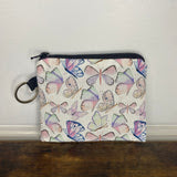 Mini Pouch with Key Chain - Several Prints and Patterns Available