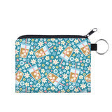 Mini Pouch with Key Chain - Several Prints and Patterns Available