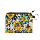 Mini Pouch with Key Chain - Several Prints and Patterns Available